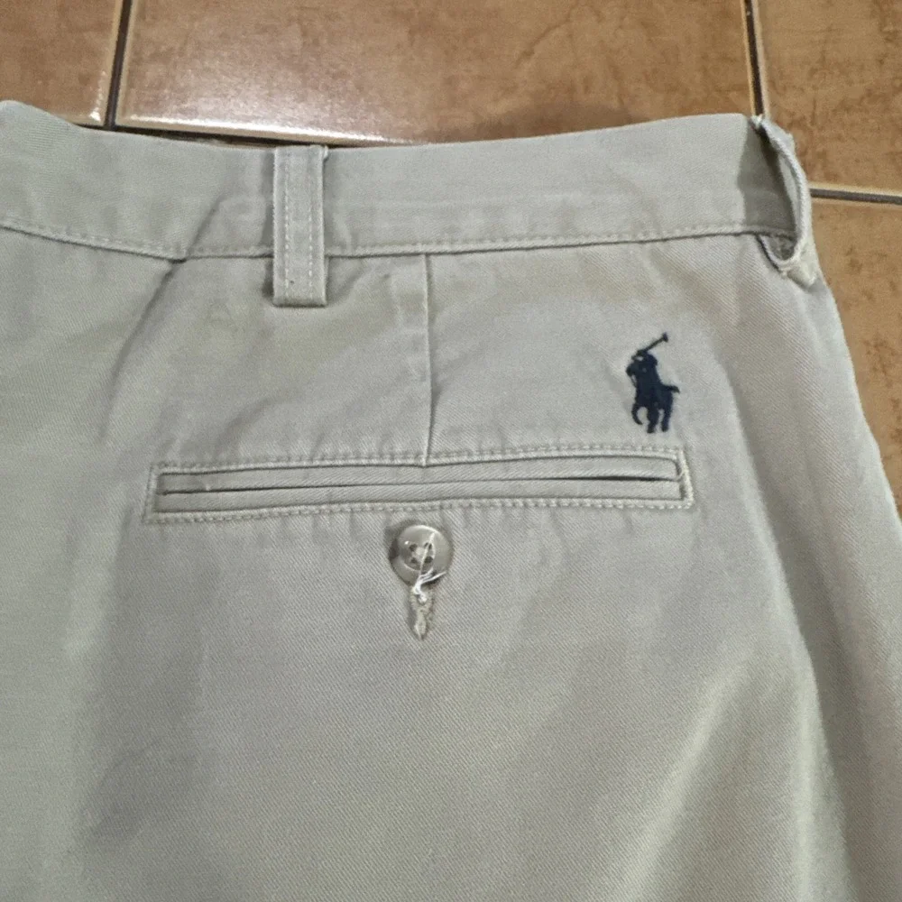 Polo Ralph Lauren‎ Pants Mens 40x32 Khaki Chino Straight Preston Cotton Preppy